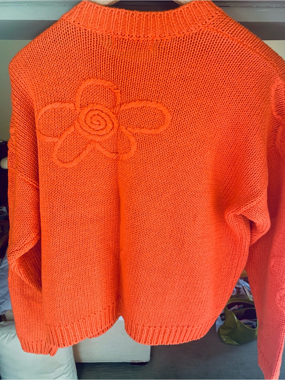 Adrianna Papell Floral Button Cardigan - Picture 3 of 3